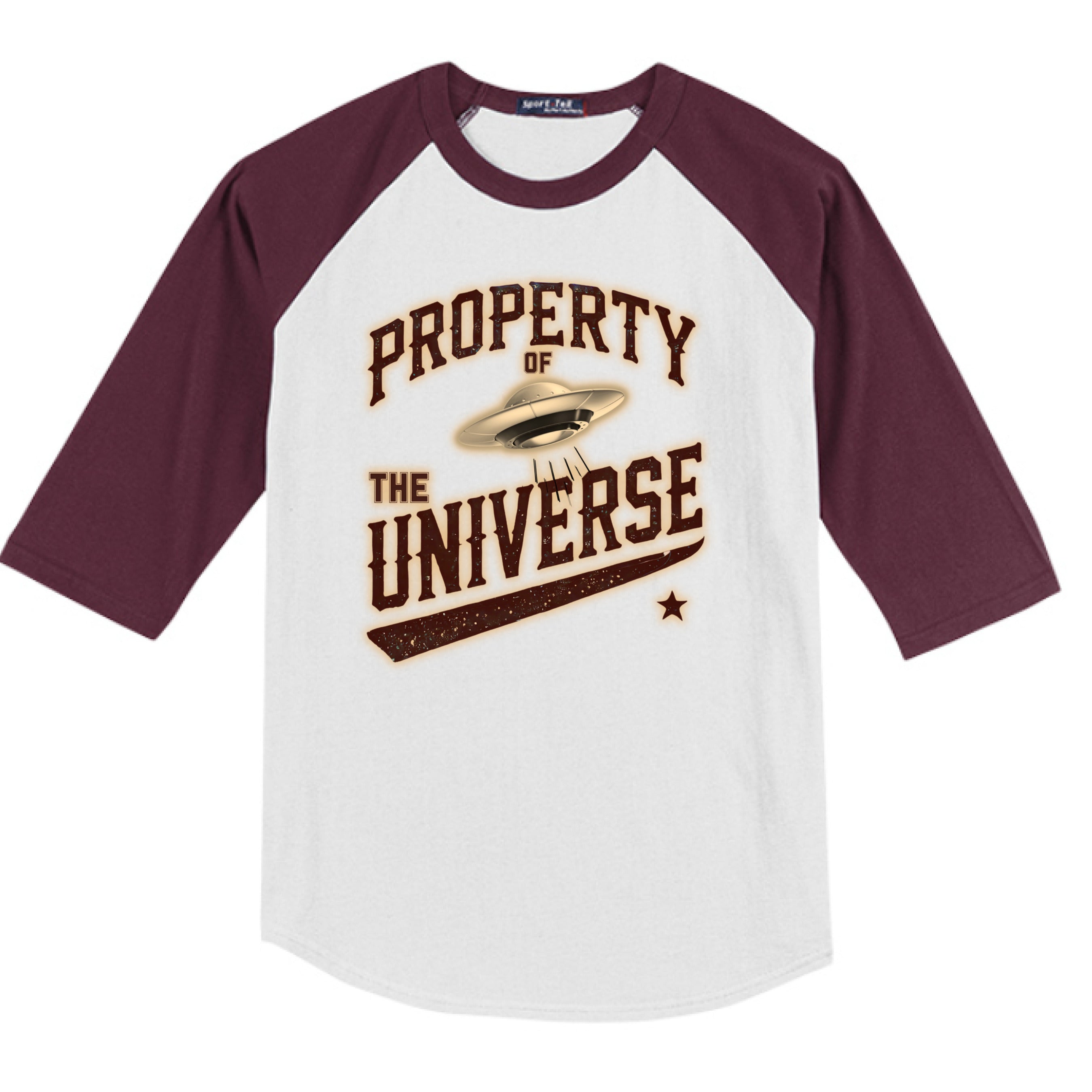 WHITE / MAROON - FRONT